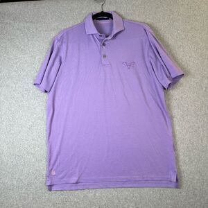 Greyson polo mens medium golf lilac purple golfing athletic outdoors gorpcore lo
